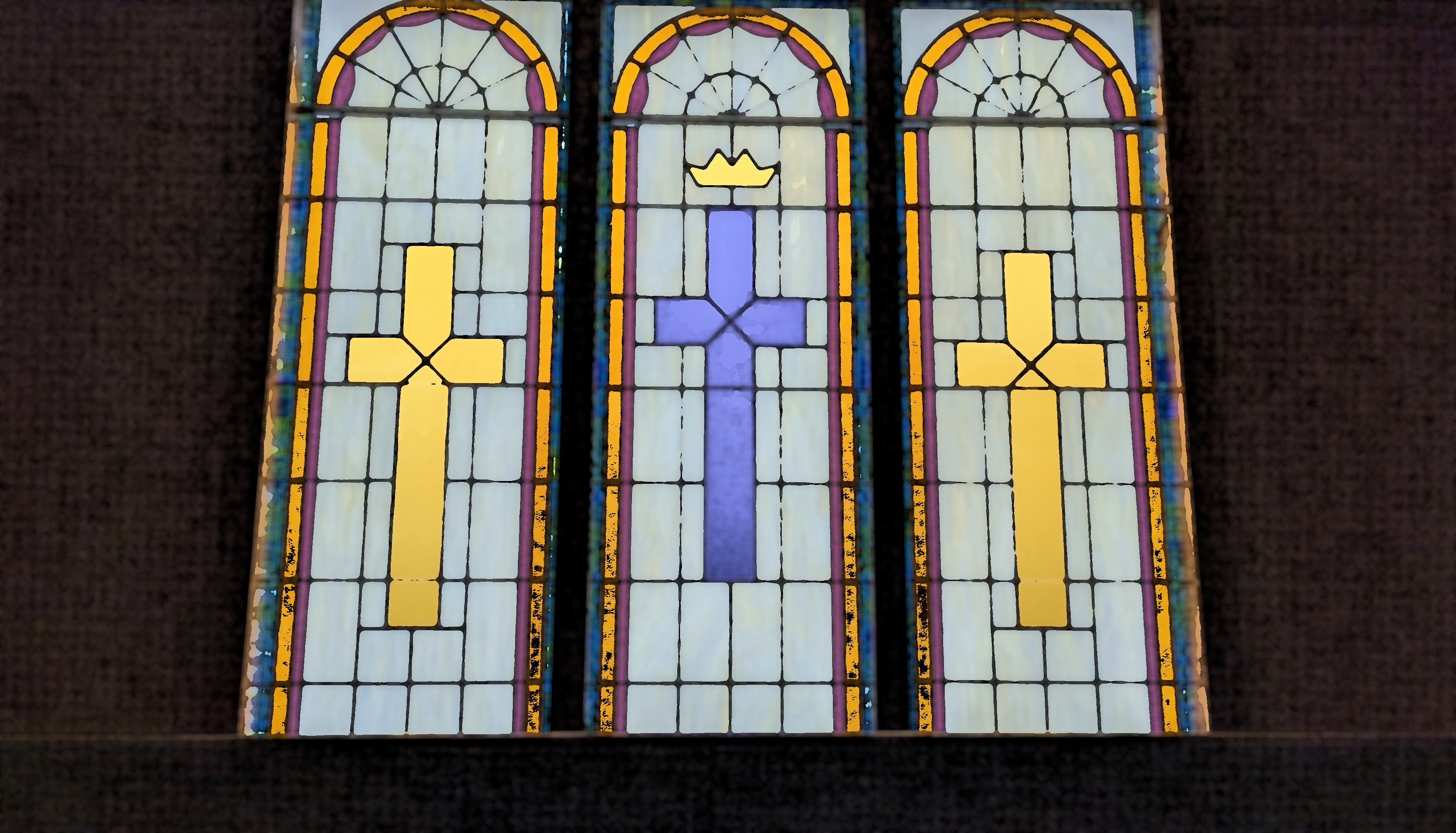 Stained glass window